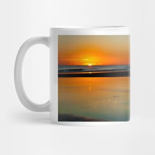 January sunrise in Northumberland Mug